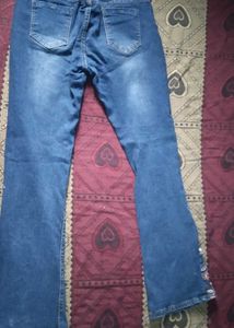 Embroidered Flare Jeans
