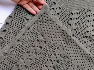 Olive color crochet dress
