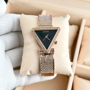Guess Triangle Crystal Watch PREMIUM QUALITY LADIE