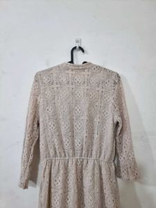 Boho Lace Tassel Dress