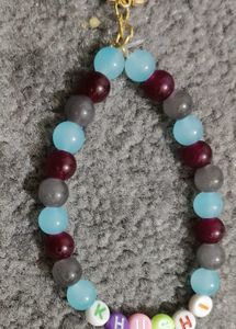 Personalized Beaded Keychain/Bracelet