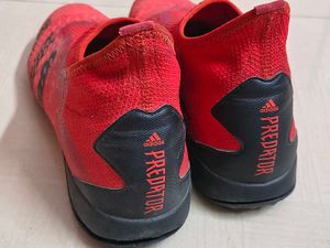 Red Adidas Predator Soccer Cleats