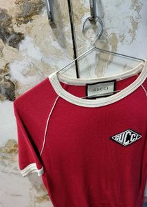Gucci Red Ringer Top