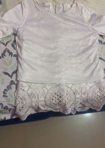 Elegant White Lace Top