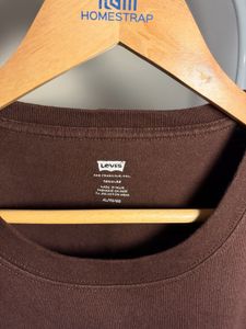 Levi's Brown T-Shirt with Bear Graphic