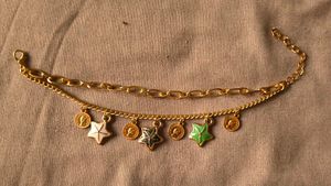 Layered Bracelet with Star Charms