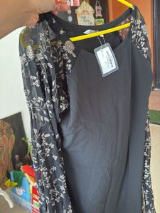Ahalyaa Black Kurti - Size M