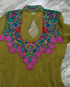 Beautiful Embroidered Kurta with duppata