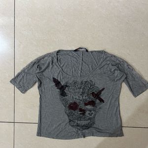 Gray Graphic Tee