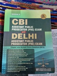 CBI & Delhi Assistant Public Prosecutor Exam Guide