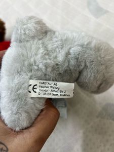 Cute Grey Bunny Stuffed Animal