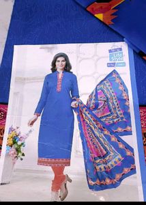 Stylish Blue Kurta Set with Dupatta