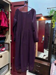Elegant Purple Kurta never used