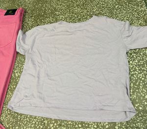 Pink Jeans and Butterfly T-Shirt Set