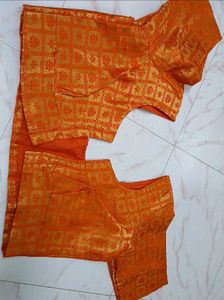 42" Size - New StichedBlouse - Vibrant Orange Bro