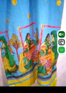 Blue &amp; Yellow Kurta