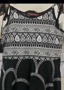 Elegant Black &amp; White Dress