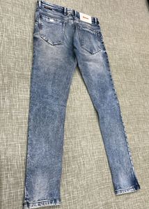 Men's Acid Wash Denim Jeans