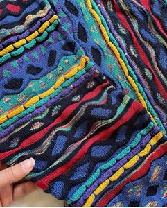 Tundra knit Coogi style sweater