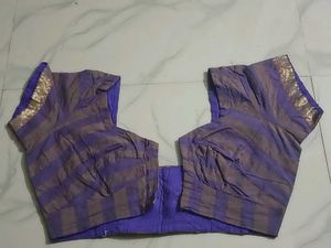 GentlyUsed Elegant Purple&amp;Brown StripedBlouse-36"