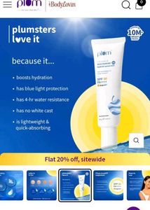 PLUM 2% NIACINAMIDE HYBRID SUNSCREEN SPF 50 PA+
