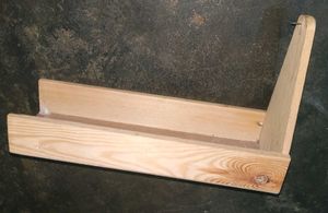 Wooden Display Shelf