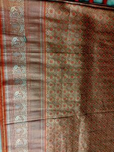 Peach Color Wedding Saree. 🥰