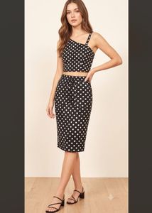 Elegant Polka Dot Co-Ord Set