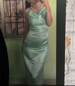 satin Maxi Dress