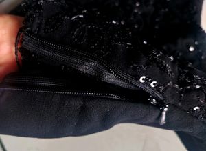 Party Wear Black Lehenga
