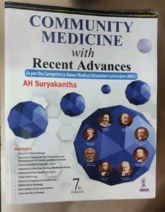 AH Suryakantha Psm Community Medicine MBBS Book