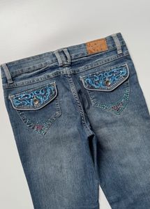 Y2K Embellished Bootcut Jeans