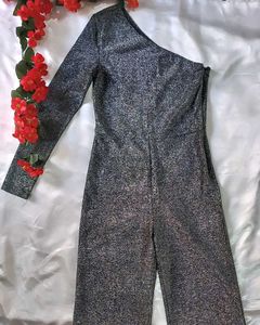 Glittery Slim Fit Jumpsuit