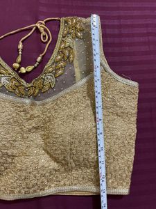 Embellished Golden Blouse