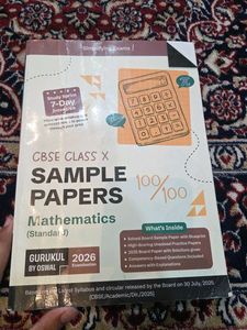 CBSE Class 10 Maths Sample Papers 2026