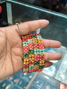 Colorful Beaded Bangle Set
