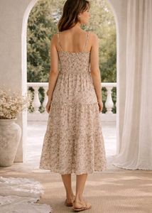 Floral Print Midi Dress