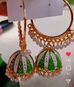 Trendy Minakari Jhumka