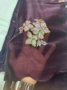 Elegant Embroidered Saree