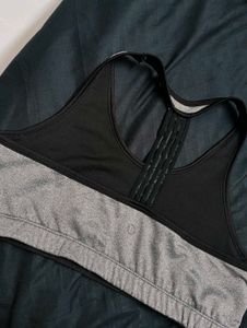 Grey Sports Bra -Enamor
