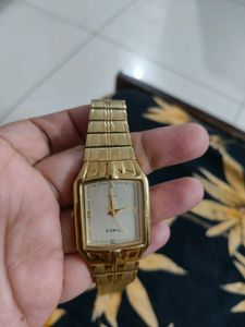 Golden Colour Timex Watch For Sale