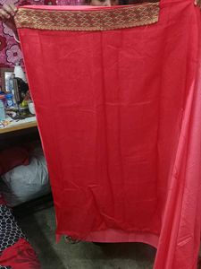 Peach Women's Saree