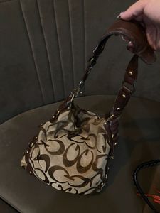 coach inspired Chic Monogram Hobo Bag