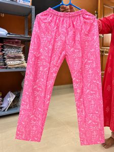 Vibrant Pink Printed Kurta Set