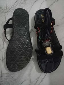 Black sandals