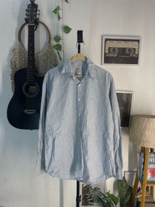 brooks brother Men's Blue Striped Button-Down Shir