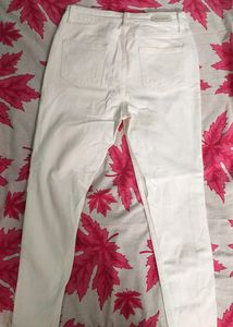 New White Bare Denim Jeans