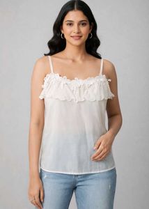 Lace Trim Camisole Top