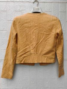 New with tag Stylish Cropped Jacket Zipper D