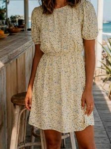 Cute Floral Print Dress